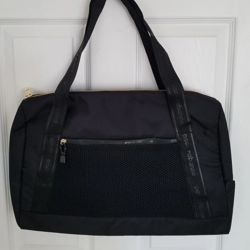 New Paco Rabanne Million Weekend Duffle Bag Black